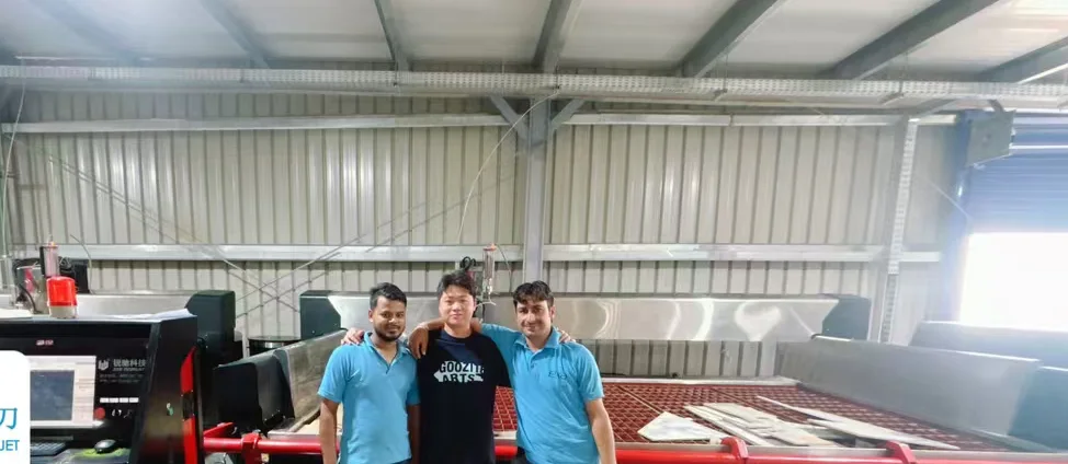Rich waterjet installed in Riyadh, Saudi Arabia, August 2025