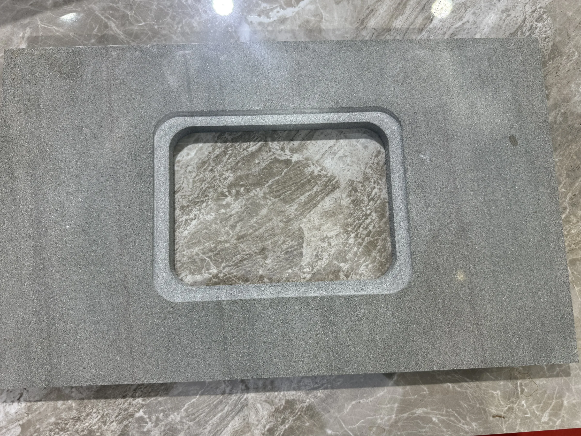 Slab: sink cutout with radius corners