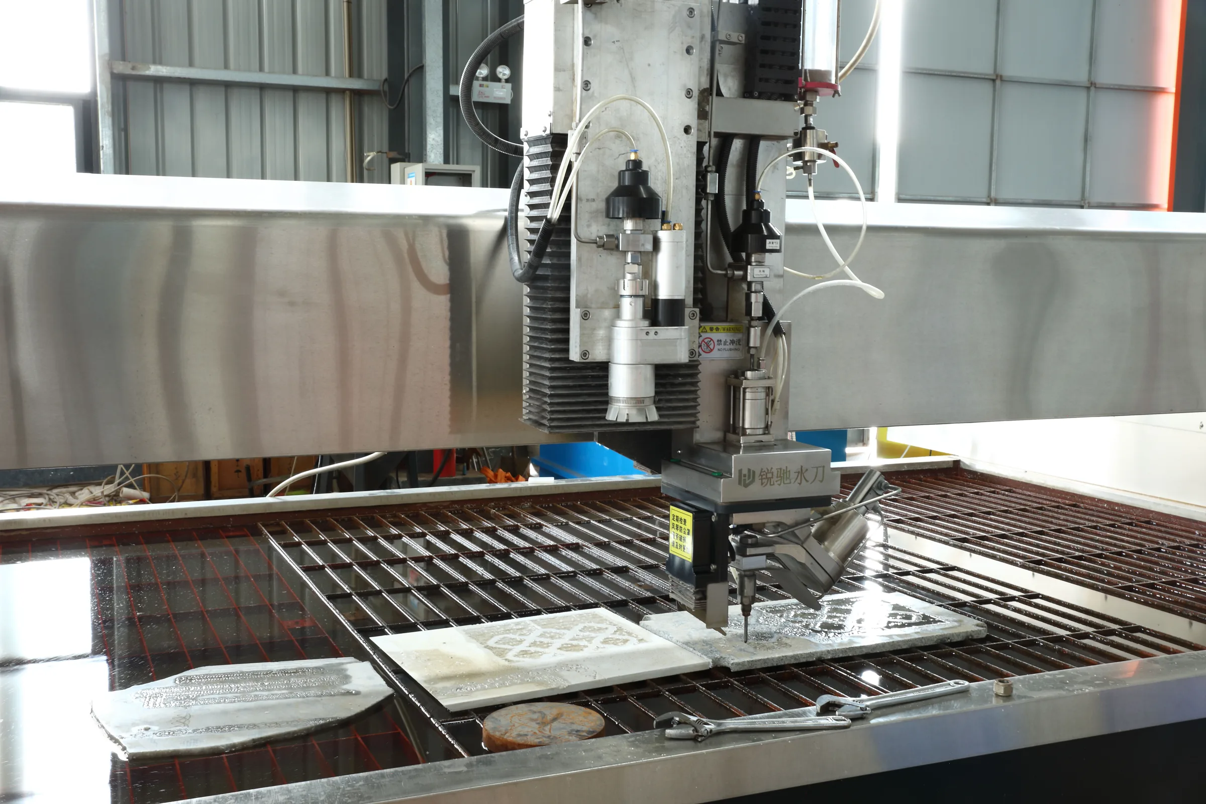 3-axis head, 20 mm plate
